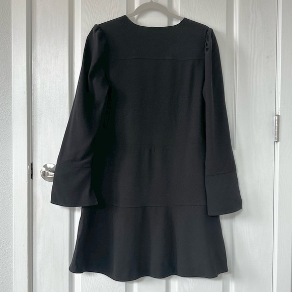 Proenza Schouler Black Bell Sleeve Dress - Picture 2 of 9